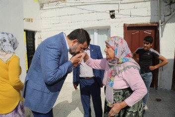 BAŞKAN EKİNCİ VATANDAŞLARIN DUASINI