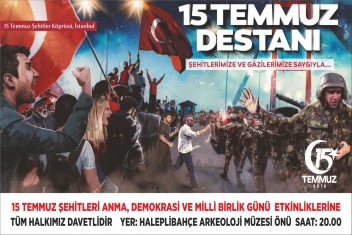 ŞANLIURFA, 15 TEMMUZ ŞEHİTLERİNİ