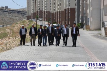 BAŞKAN KUŞ, TURKUAZ KONUTLARINDAKİ ÇALIŞMALARI YERİNDE