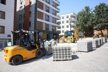 HALİLİYE BELEDİYESİ, BETON PARKE ÇALIŞMALARINI