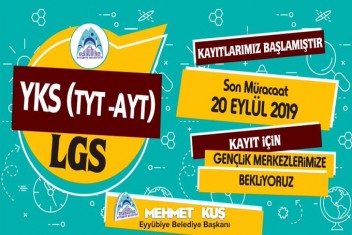 BAŞKAN KUŞ, “GENÇLERİMİZİ YKS-LGS KURSLARIMIZA