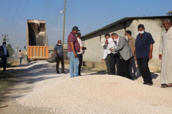 BAŞKAN KUŞ, ÇALIŞMALARI YERİNDE İNCELEMEYE DEVAM