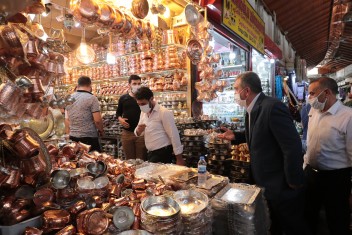 BAŞKAN BEYAZGÜL, ESNAF ZİYARETLERİNİ