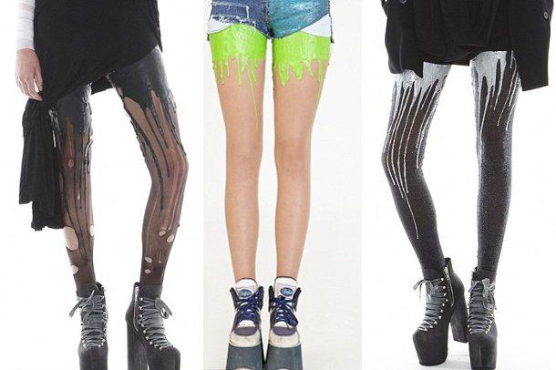  Şimdi moda eriyen tayt