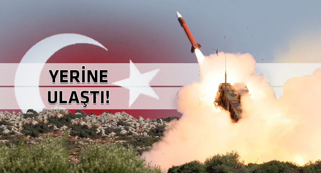 Patriot füzeleri İskenderunda