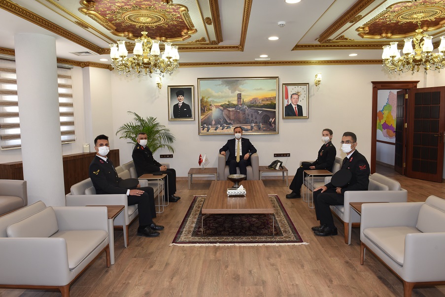 Jandarma Komutanlığı’ndan Vali Erin’e Ziyaret