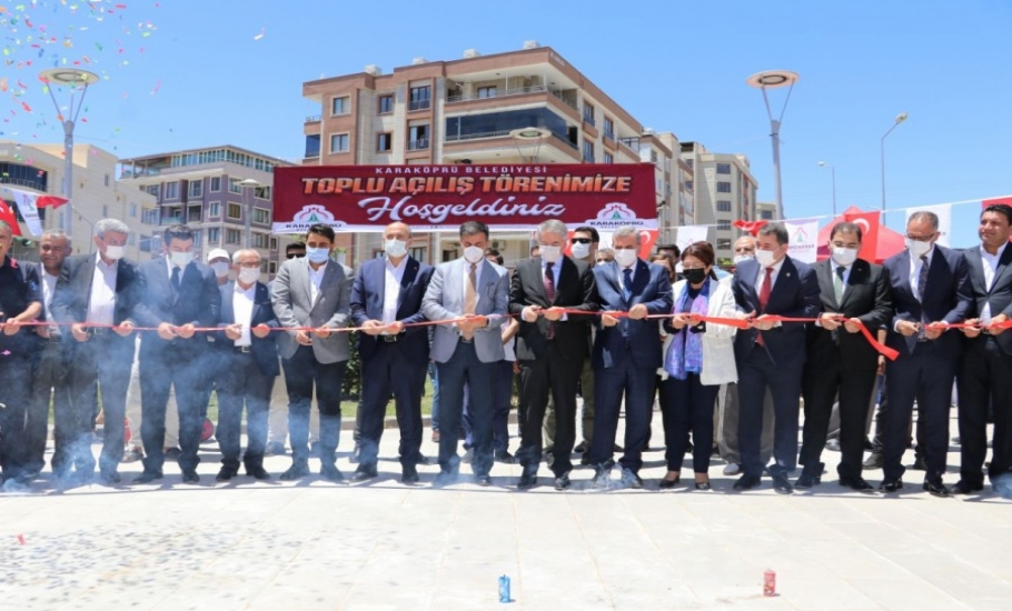 KARAKÖPRÜ'DE 26 YENİ HİZMET İÇİN TOPLU AÇILIŞ TÖRENİ YAPILDI
