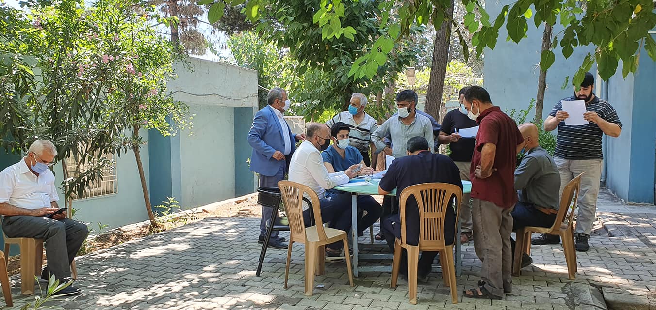 EVREN SANAYİ SİTESİNDE AŞILAMA İŞLEMLERİ DEVAM EDİYOR.