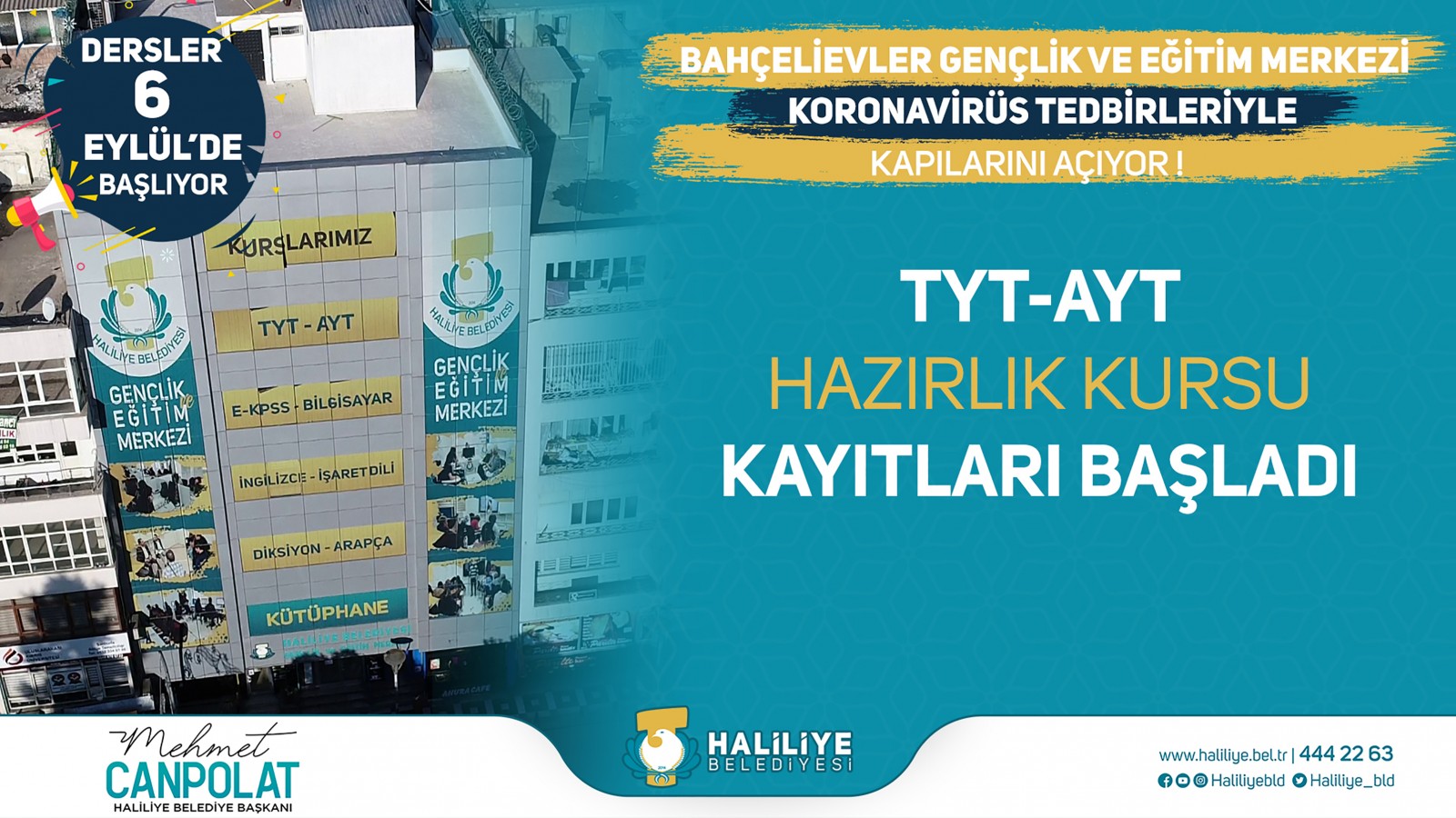 HALİLİYE’DE TYT-AYT KURSU KAYITLARI BAŞLADI