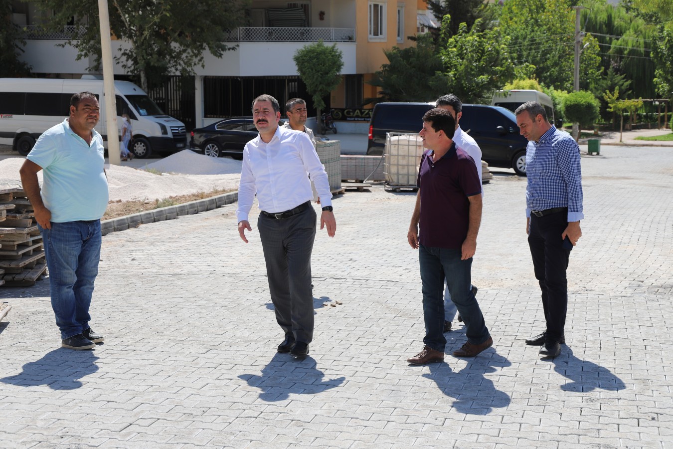 BAŞKAN BAYDİLLİ ALANDA ÇALIŞMALARI İNCELEDİ