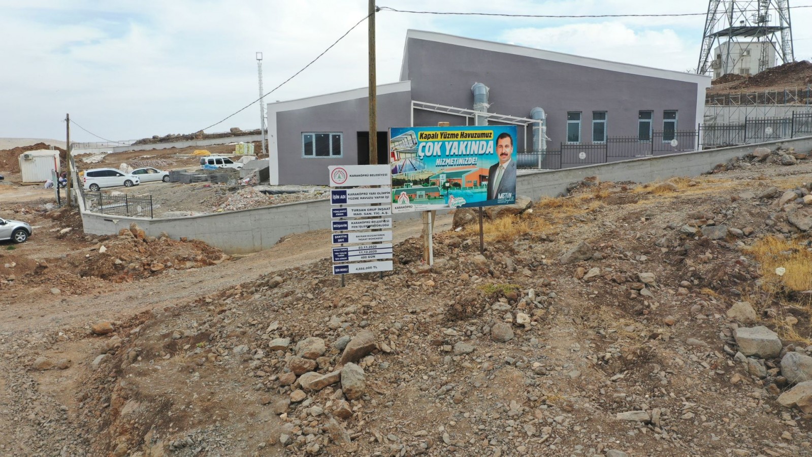 KARAKÖPRÜ’DE KAPALI YÜZME HAVUZUNDA SONA DOĞRU