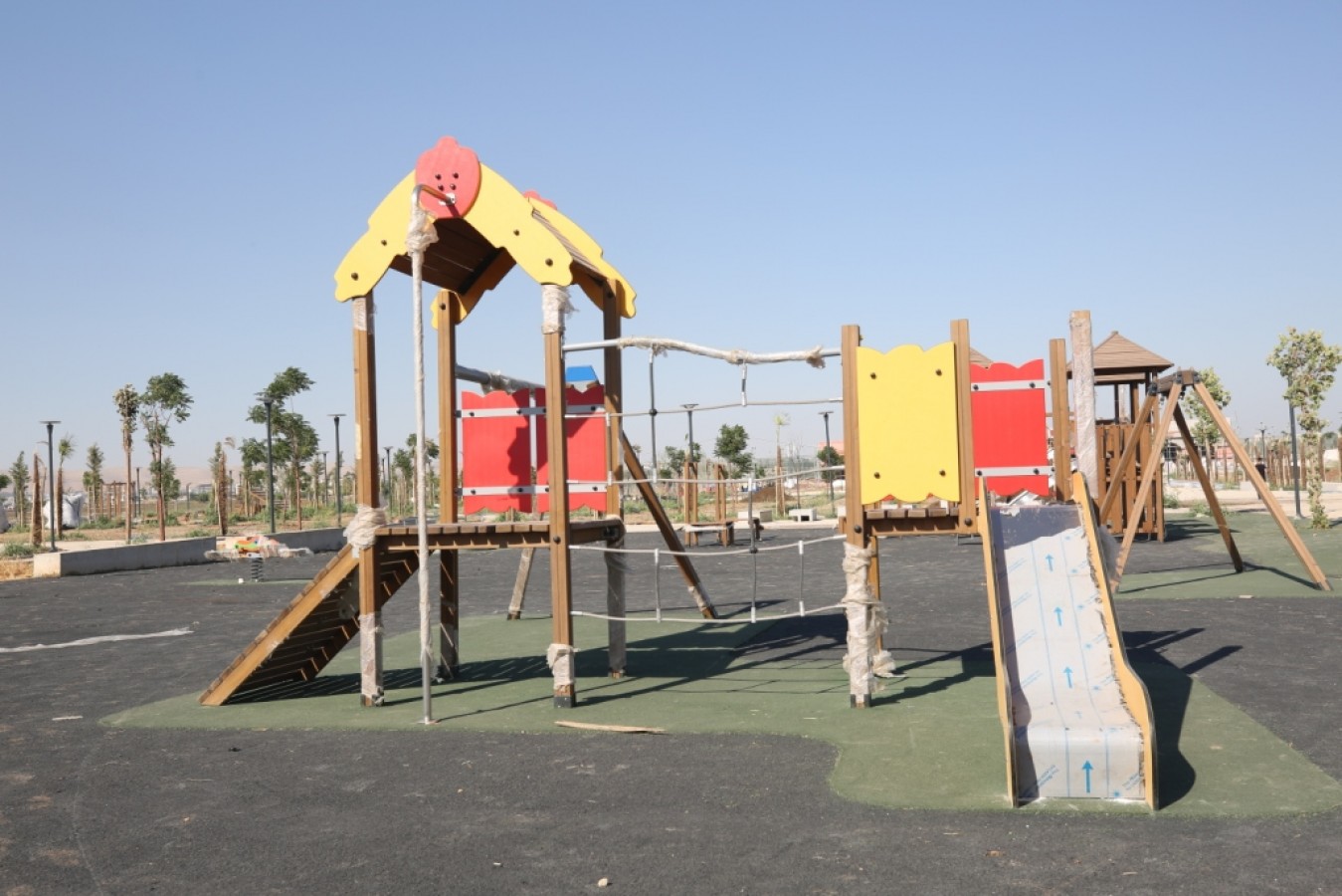 EYYÜBİYE MİLLET BAHÇESİ AĞAÇLANDIRMASI TAMAMLANDI