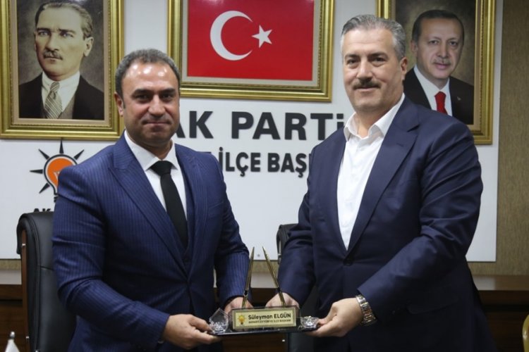 Ak Parti Eyyübiye İlçe Başkanı Süleyman Elgün Görevi Devraldı