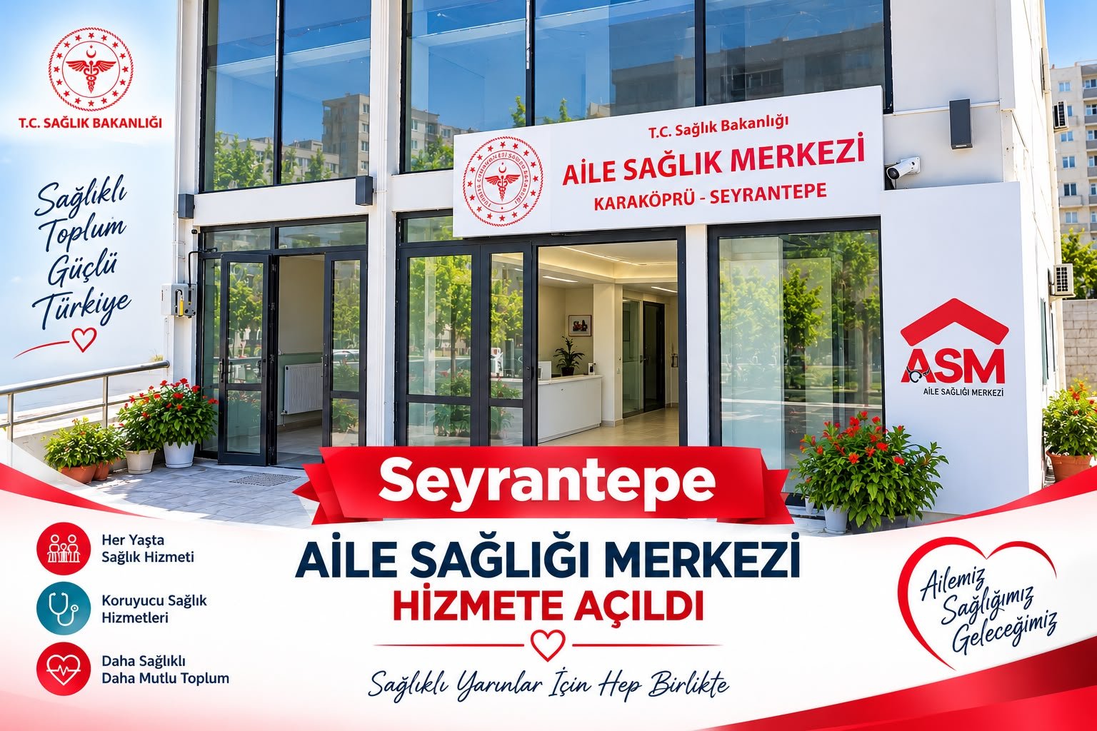 Şanlıurfa’da Birinci Basamak Sağlık Hizmetlerine Yeni Merkez: Seyrantepe Aile Sağlığı Merkezi Hizmete Açıldı