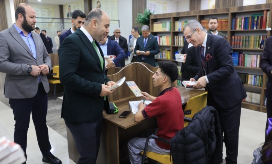 OSMANAĞAOĞLU’NDAN KARAKÖPRÜ MERKEZ KÜTÜPHANESİ’NE ZİYARET